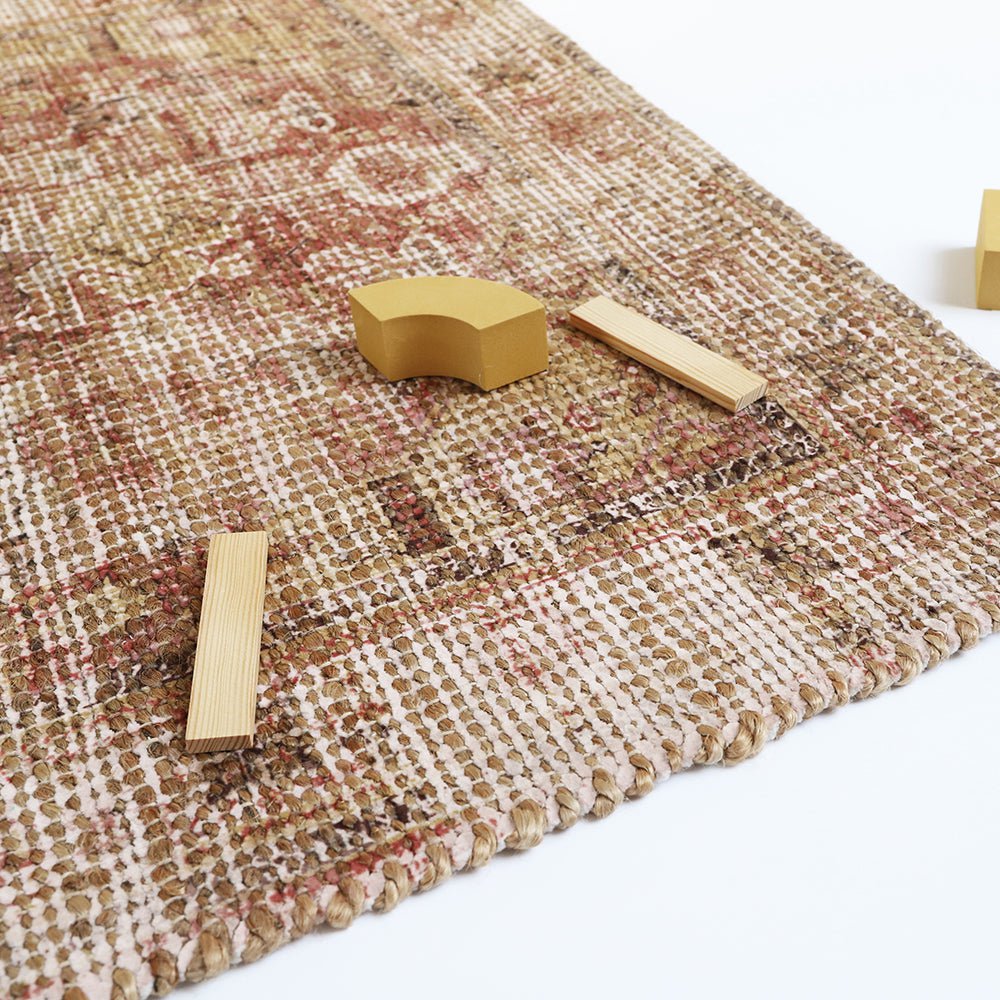 PAOLA persan jute en katoenen tapis