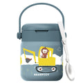 Thermoscontainer kinder RVS - graafmachine blauw
