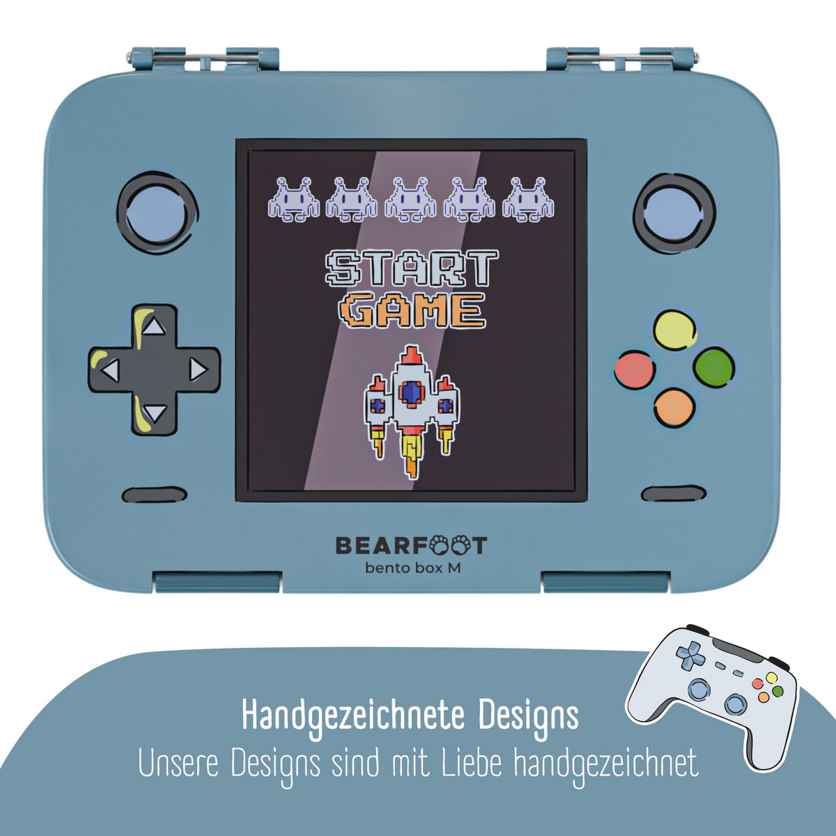 Kinderlunchbox met vakken, lunchbox, bentobox - spel