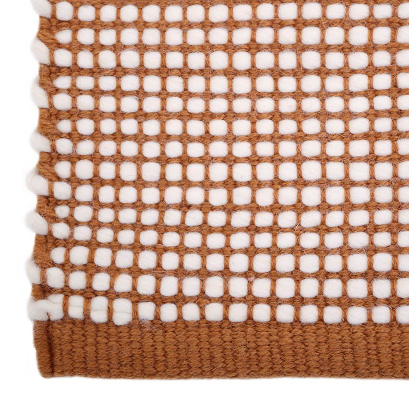 BERGEN CARAMEL XS eigentijds wollen vloerkleed