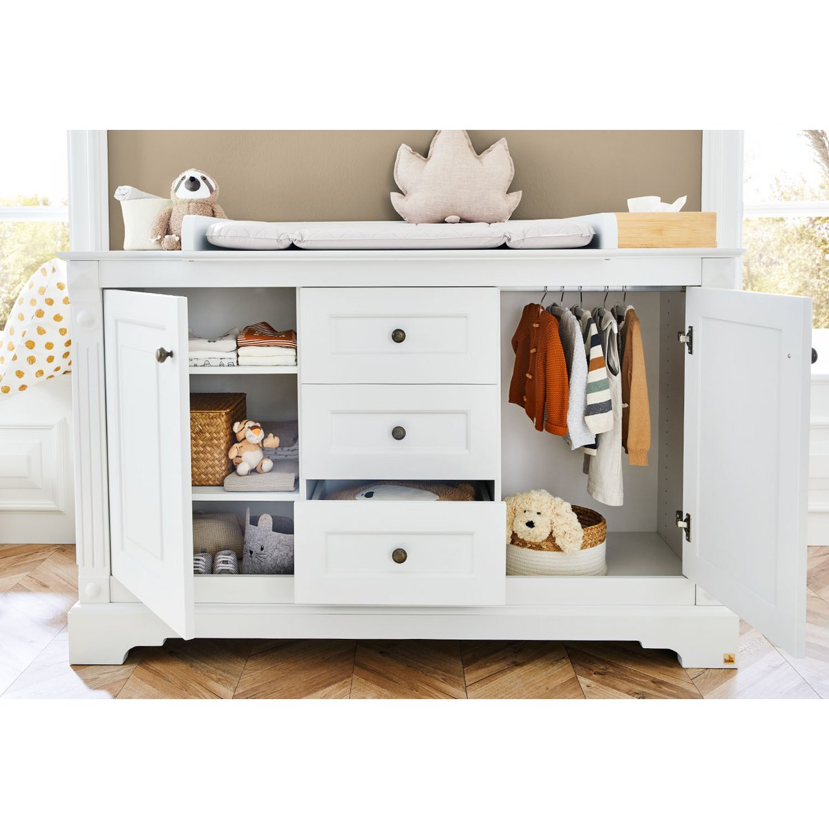 Pinolino Kinderkamer Emilia – 3-delig – Breed + Grote Kledingkast