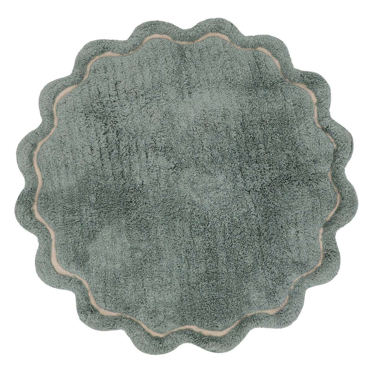 Nattiot Sweet April aqua wasbaar katoenen tapijt