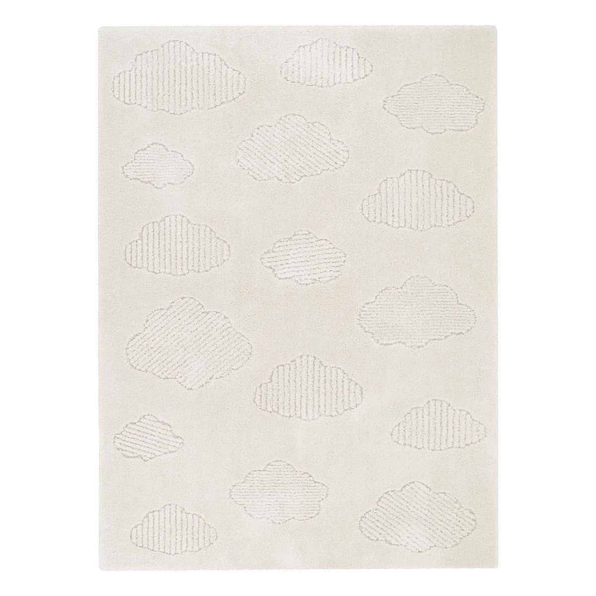 Kindervloerkleed kleine toon-op-toon wolken NOUBY S
