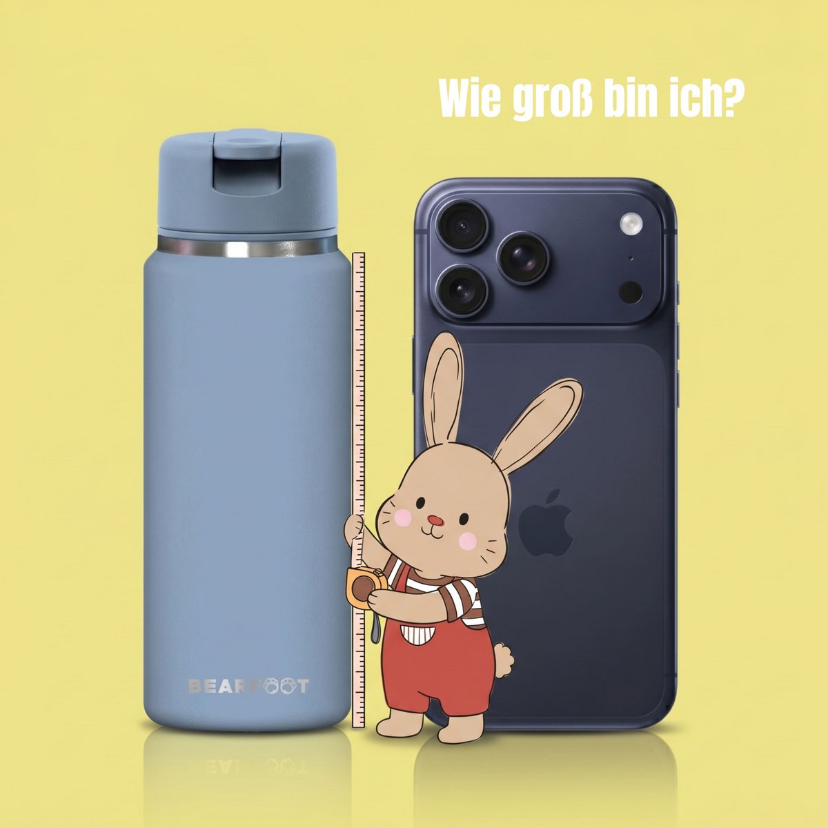 TINY Thermo kinderdrinkfles RVS - blauw