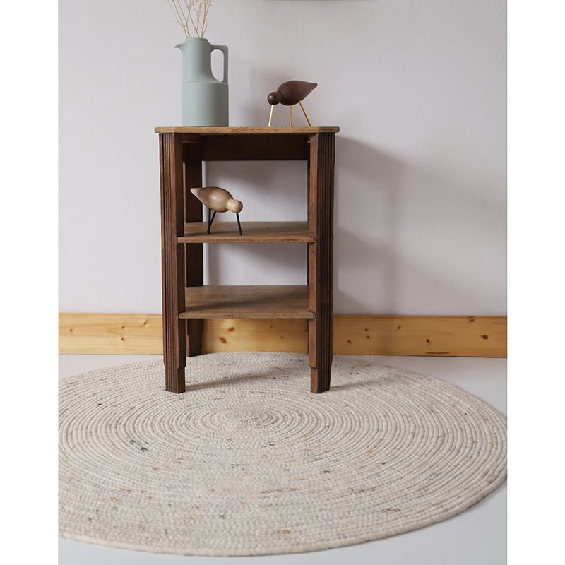 NEETHU OATS S vilten wollen vloerkleed
