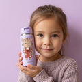 TINY Thermo kinderdrinkfles RVS - kat paars