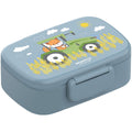 Kinderlunchbox met vakken, licht en lekvrij - tractor