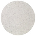Rond vilten wollen vloerkleed NEETHU NATURAL S