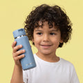 TINY Thermo kinderdrinkfles RVS - blauw