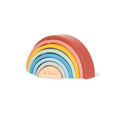 Houten stapel regenboog Ruby
