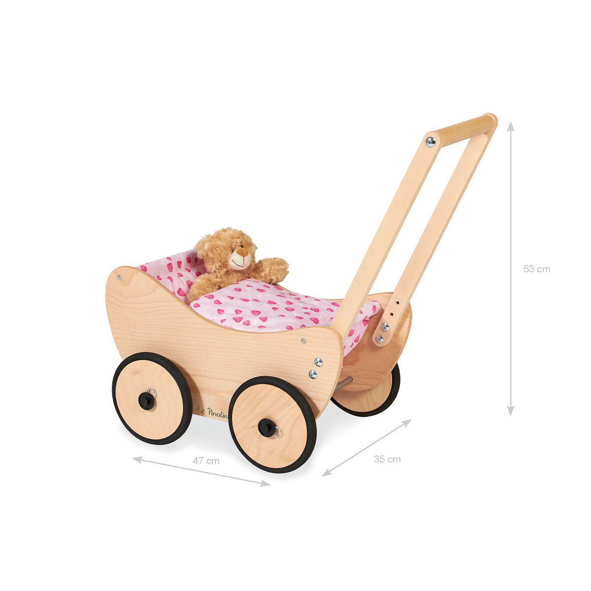 Pinolino Poppenwagen Trixi – Naturel