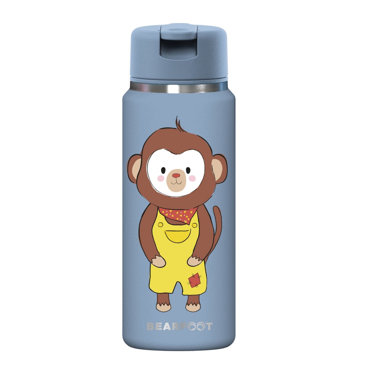 TINY Thermo kinderdrinkfles RVS - aap