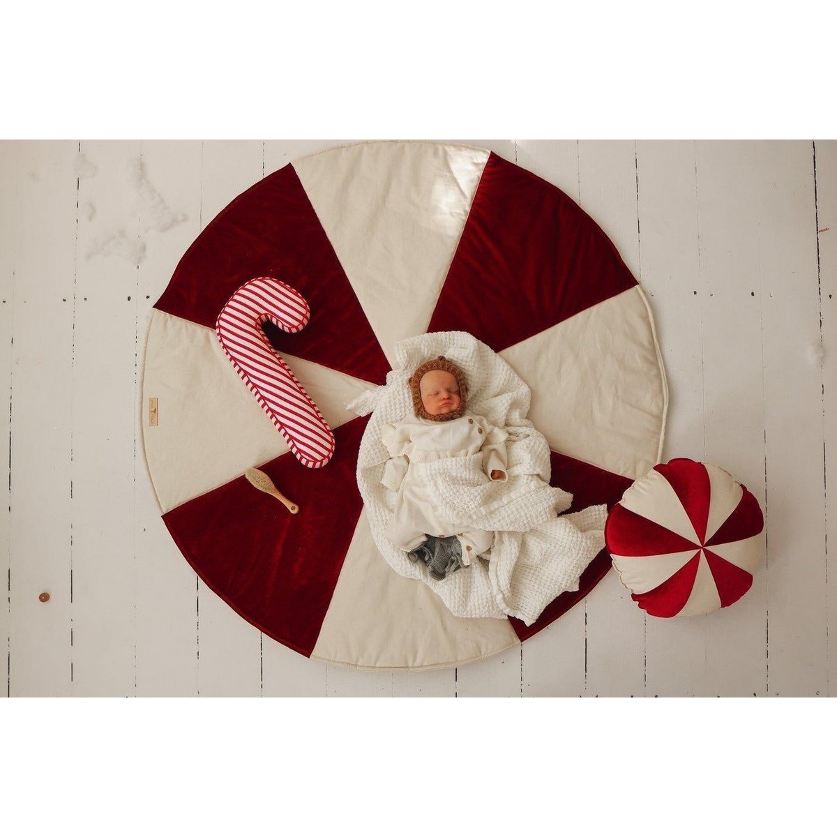 Moi Mili Ronde Speelmat Candy – Rood