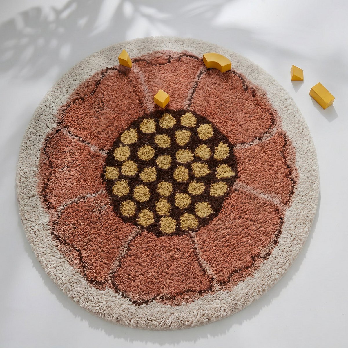 Nattiot Bohemian Flora Vloerkleed – Ø 120 cm