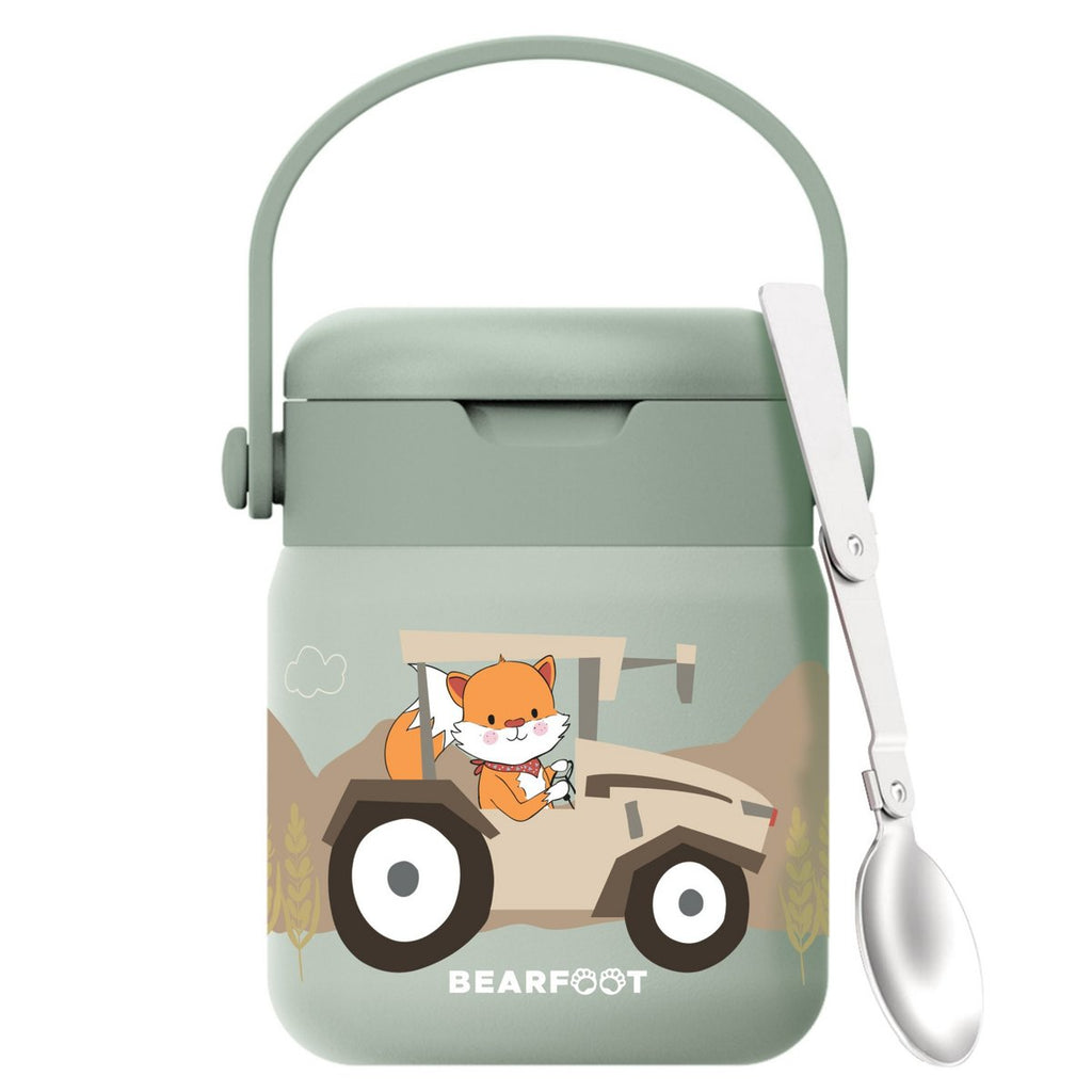 Thermoscontainer kinder RVS - Tractor Sabei