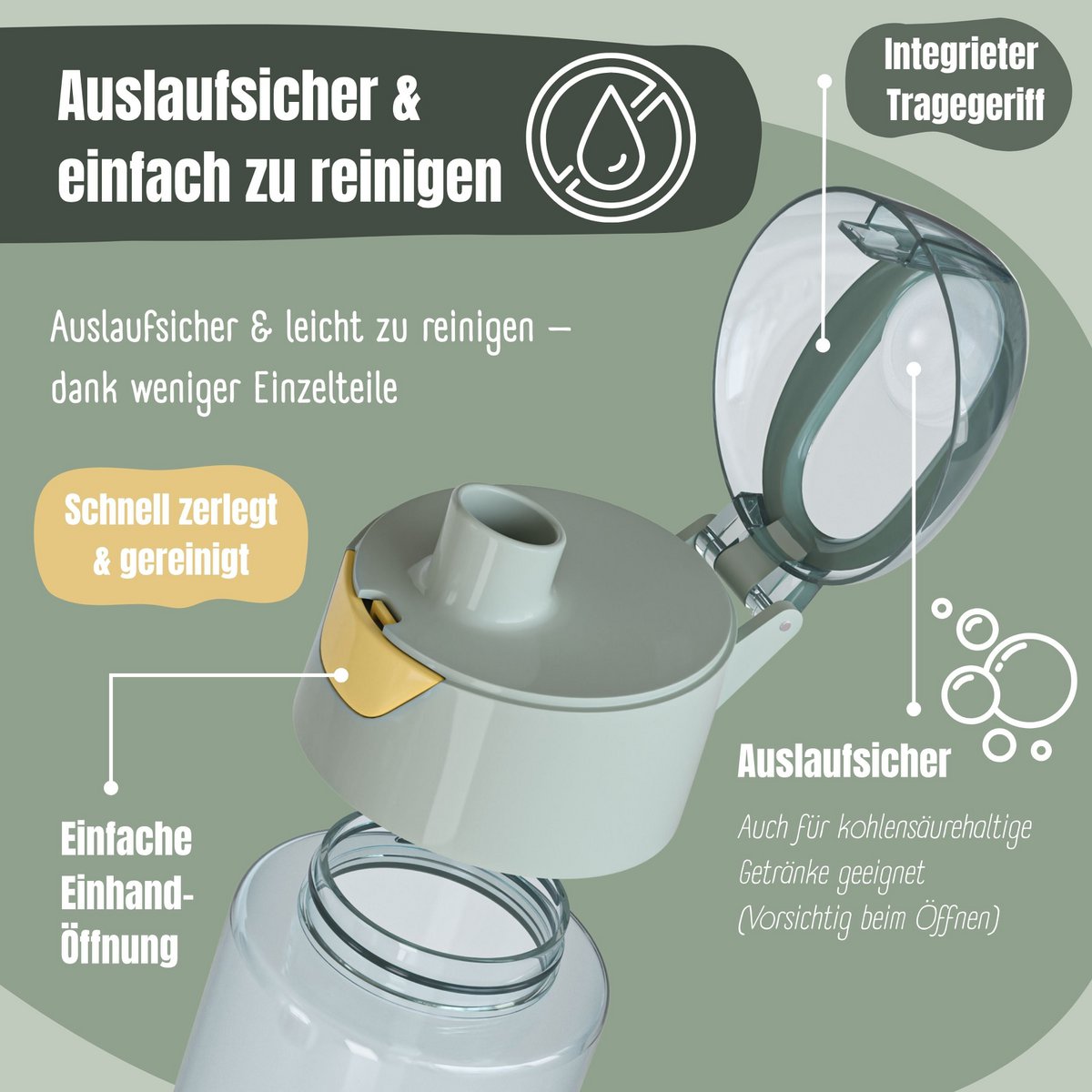 Kinderwaterfles, lichte waterfles - uiltje zeg