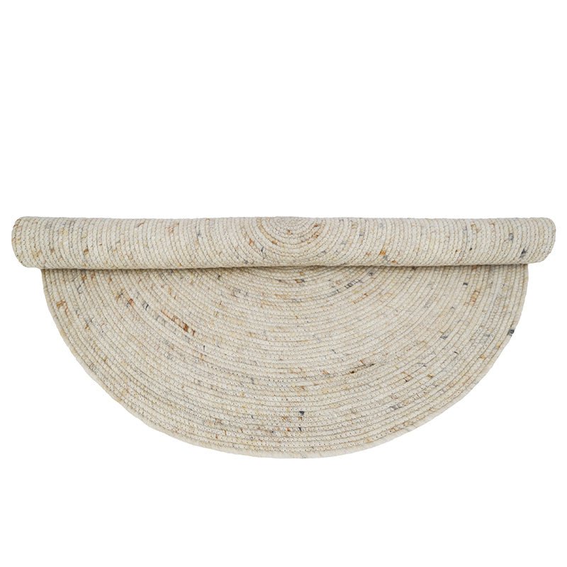 NEETHU OATS S vilten wollen vloerkleed