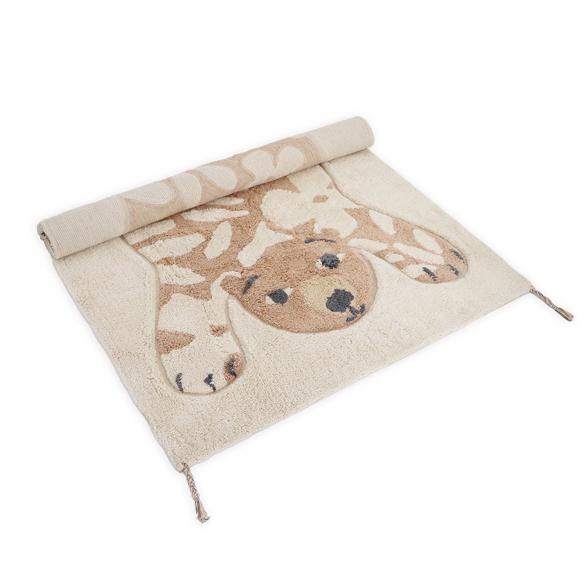FLOWERBEAR wasbaar katoenen kindervloerkleed 100x150