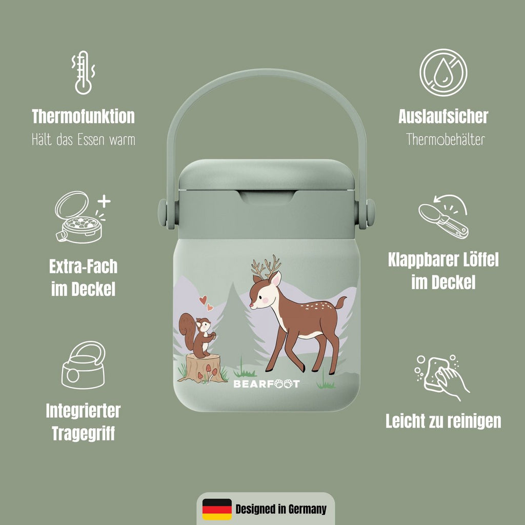 Thermocontainer kinder RVS - Hert Sabei