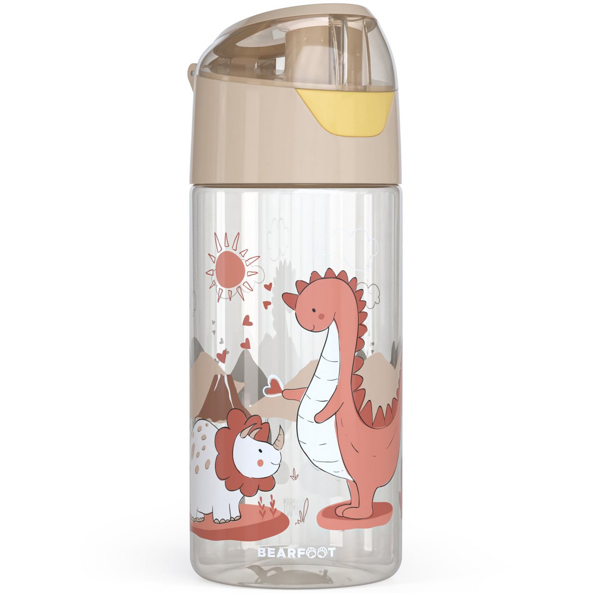 Kinderwaterfles, lichte waterfles - dinosaurussen