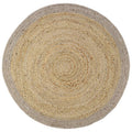 YHUKI TAUPE L jute- en wollen vloerkleden