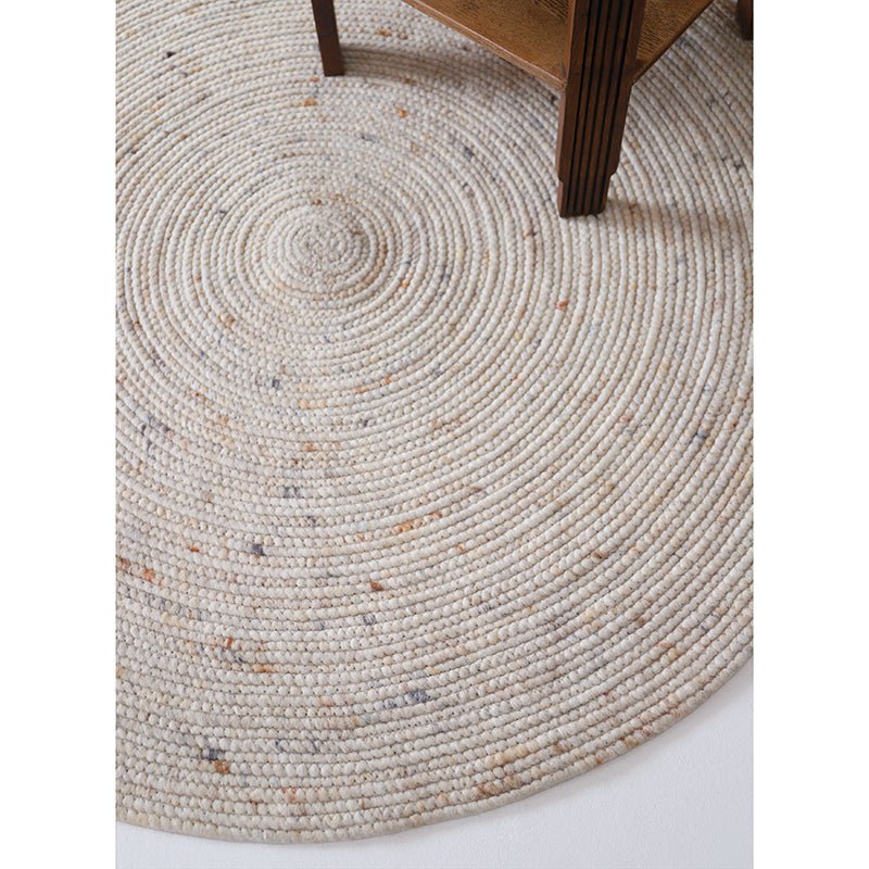 NEETHU OATS L vilten wollen vloerkleed