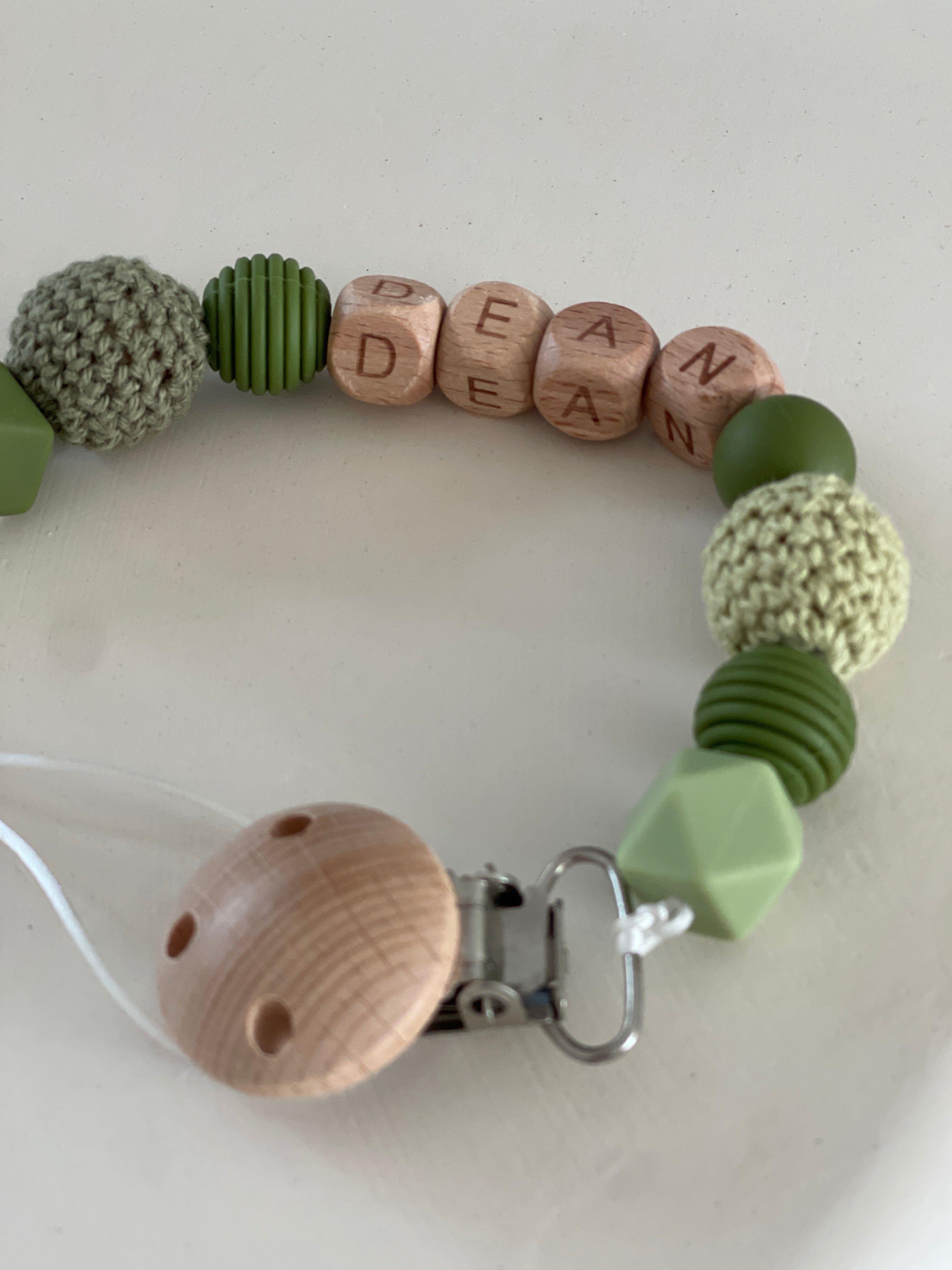 Gepersonaliseerde speenkoord - Dean
