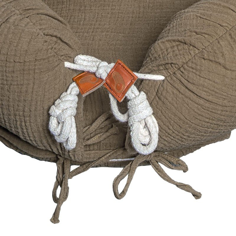 Newborn babynest mousseline oak