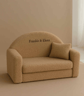 Gepersonaliseerde teddy fauteuil beige