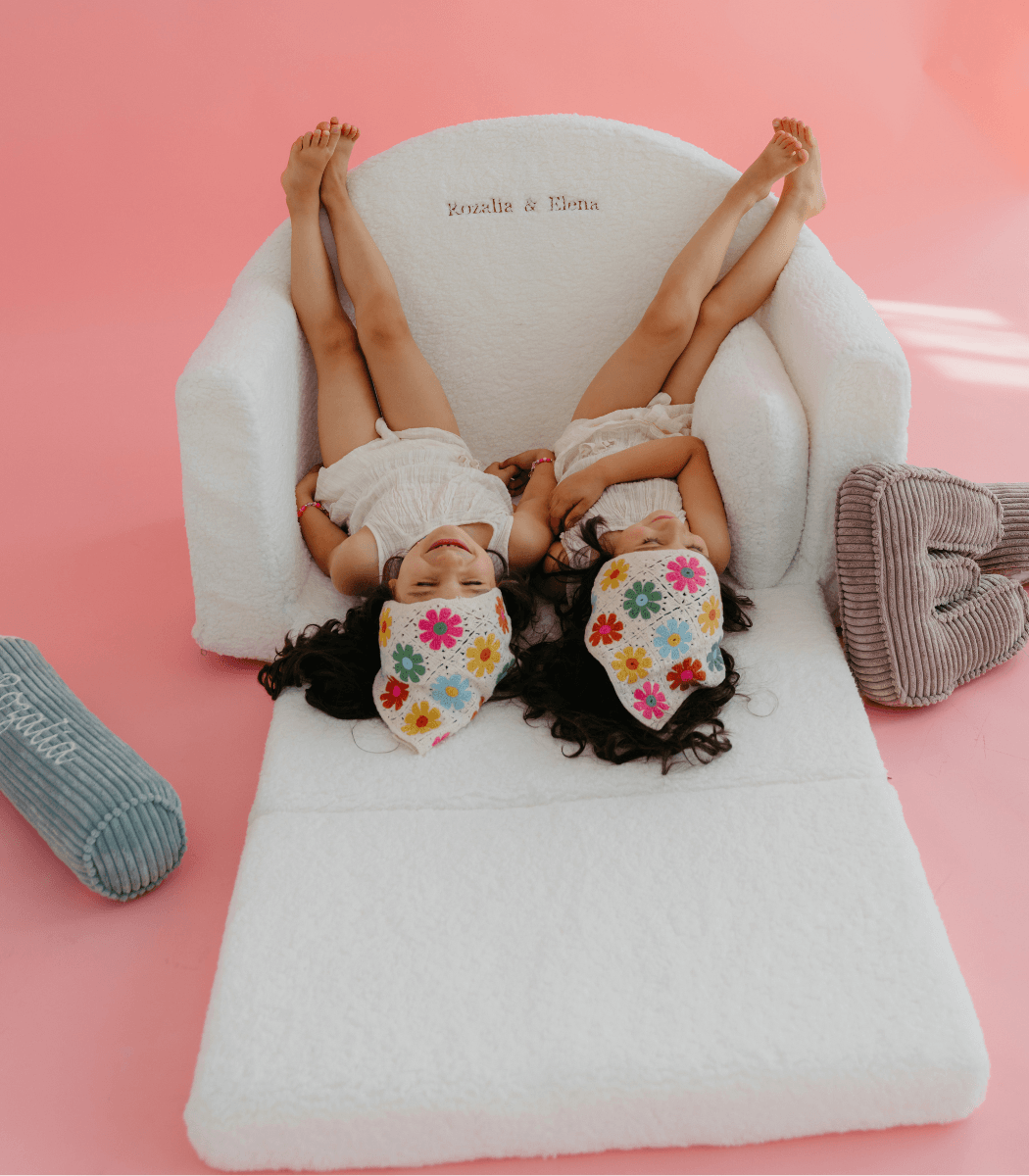 Gepersonaliseerde teddy fauteuil grijs