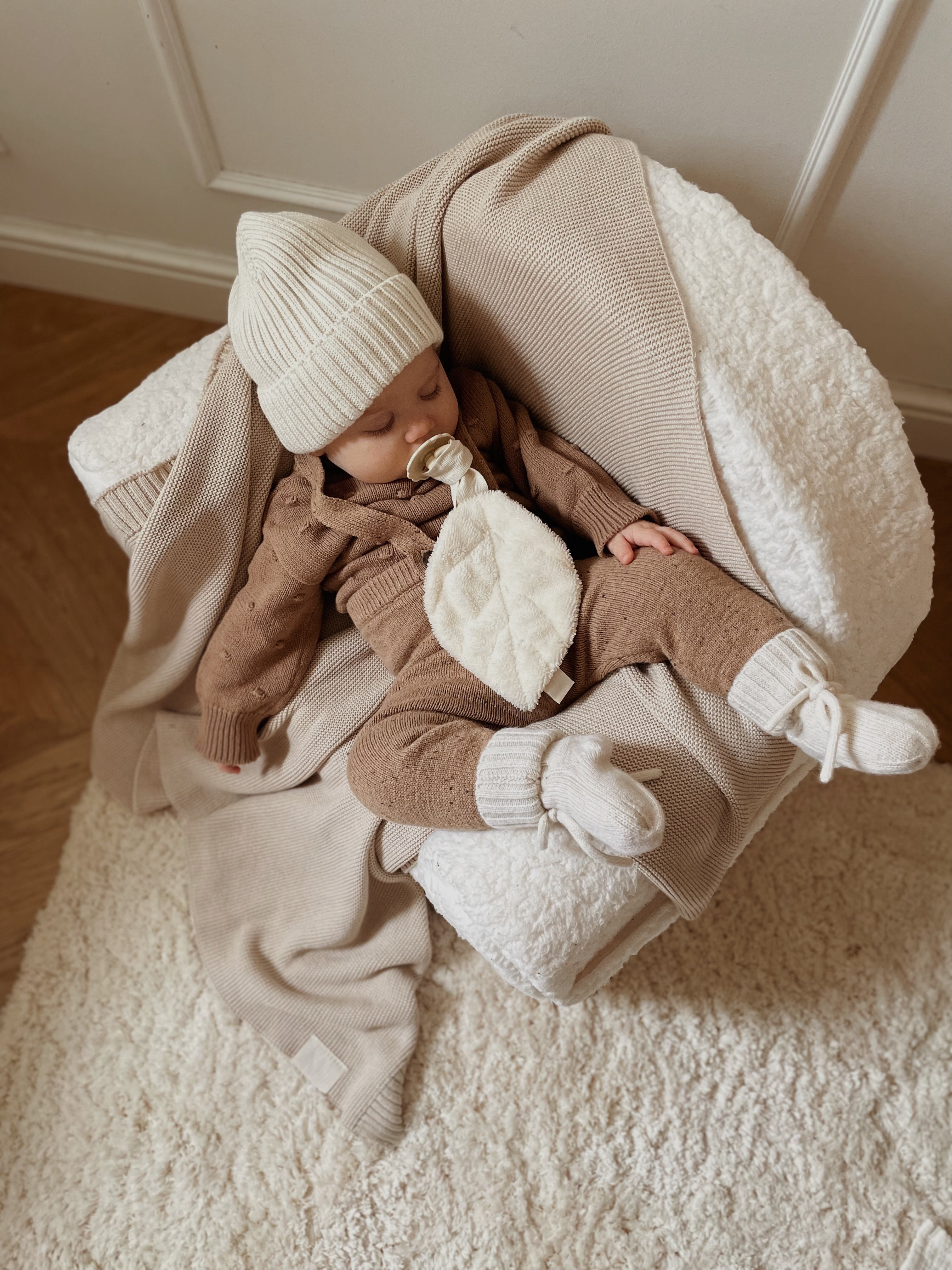Teddy kinderstoel met naam geborduurd
