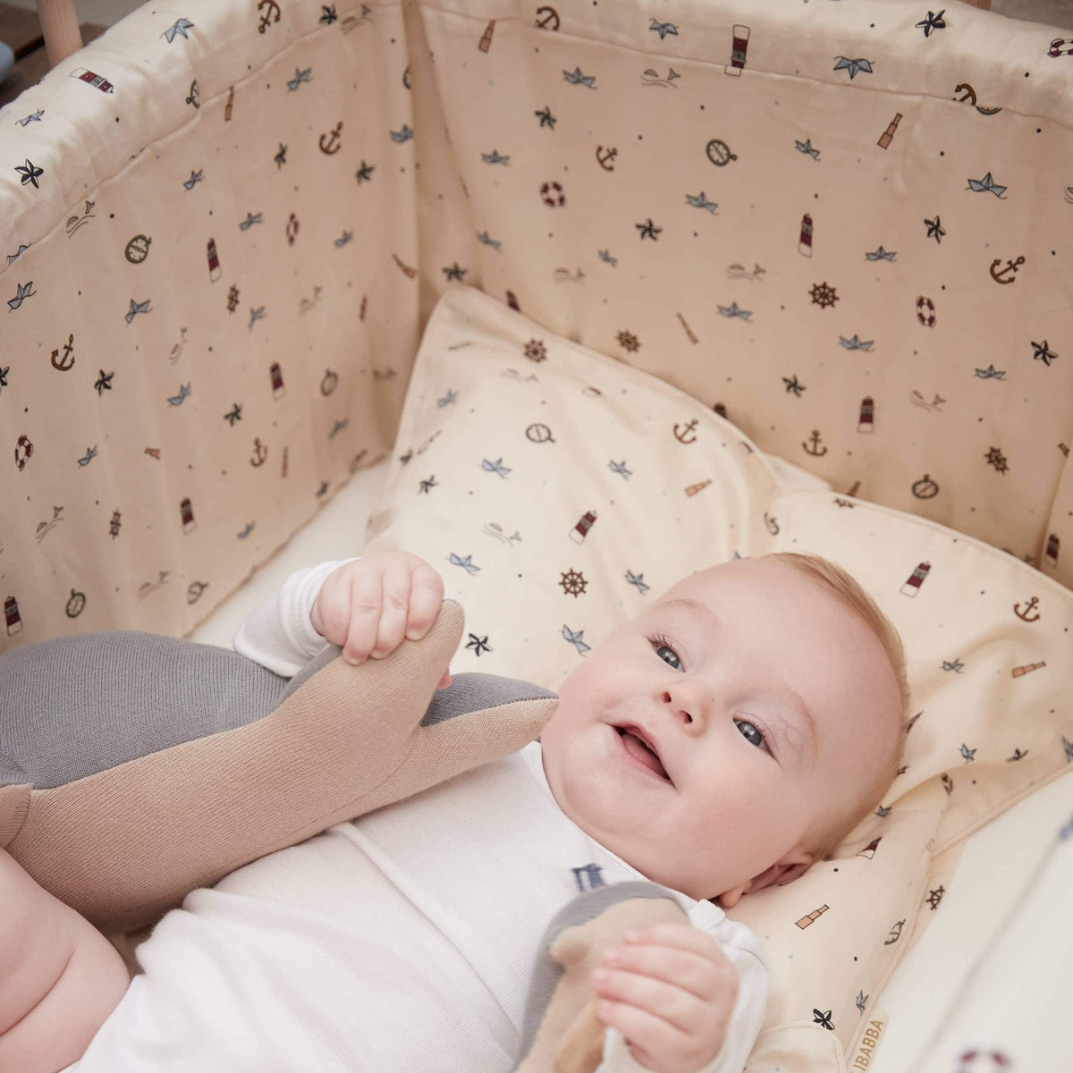 Baby bedlinnen 70x100 - Little sailor