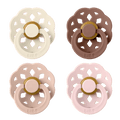 Bibs Bohème maat 1 Ivory, Blush, Woodchuck en Blossom 4 pack