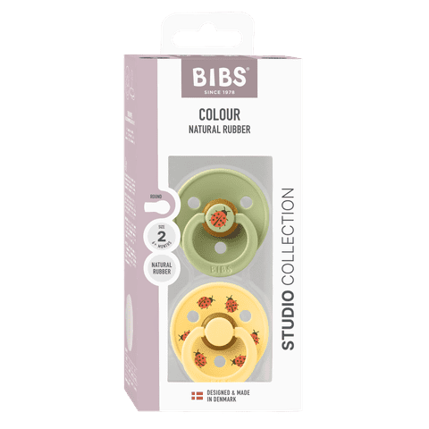 Bibs Studio Ladybug maat 2 Sage Mix 2 pack