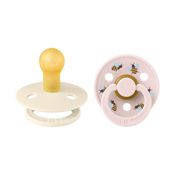Bibs Studio Bumblebee maat 2 Ivory/Blush 2 pack