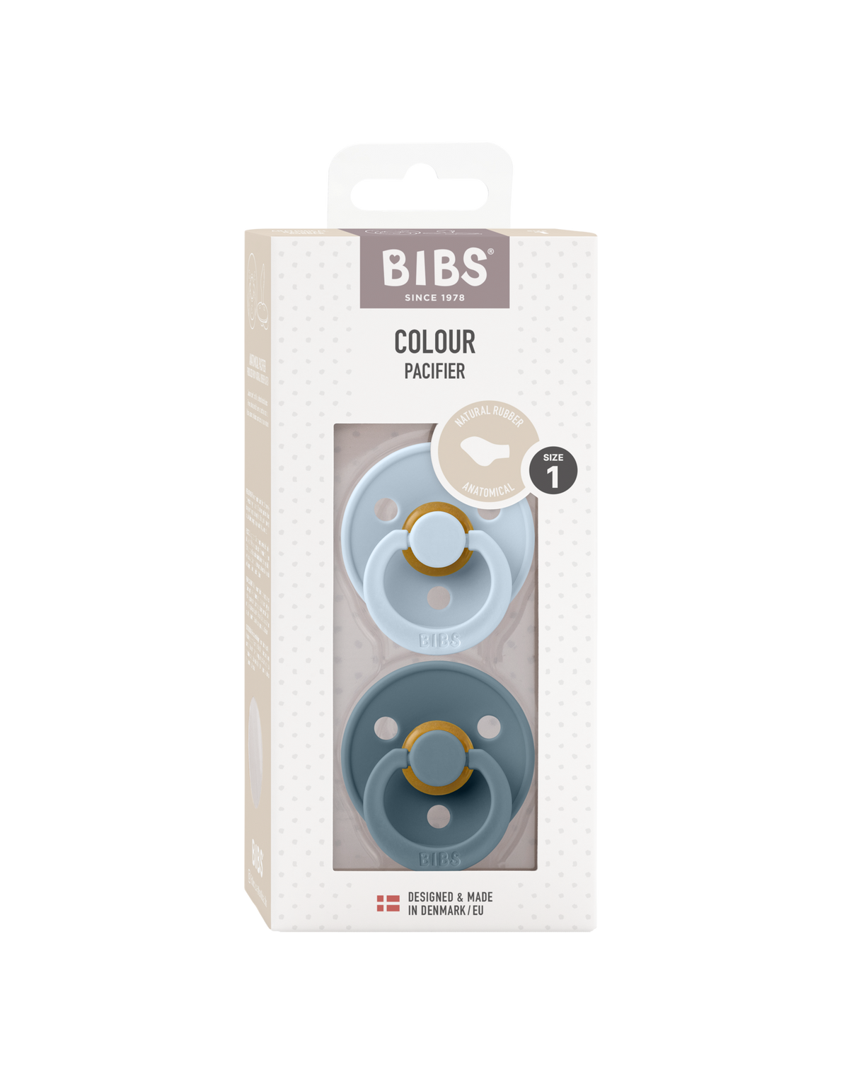 Bibs Colour maat 1 Babyblue/Petrol 2 pack