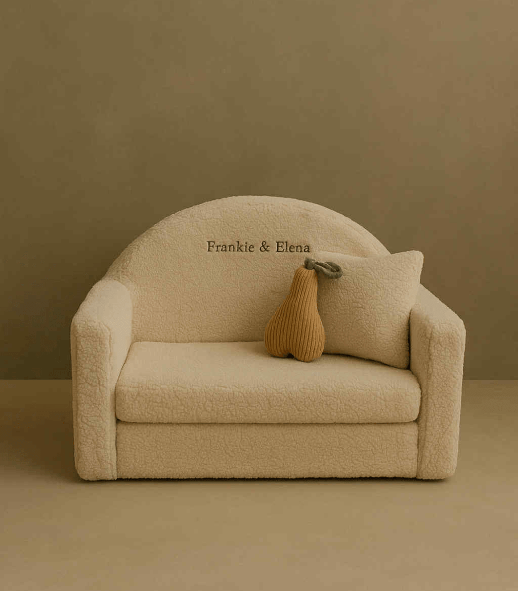 Gepersonaliseerde teddy fauteuil wit