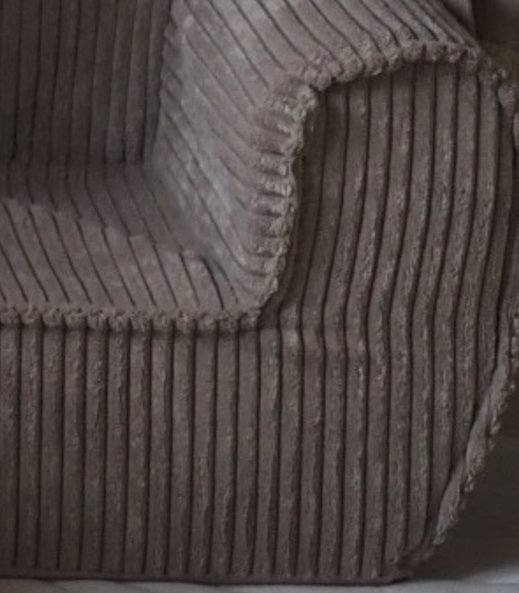 Gepersonaliseerde sofa curduroy