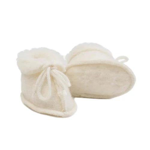Merinowol baby slofjes 12-18 maanden