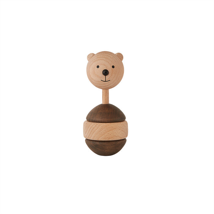 OYOY Mini Bear Houten Rammelaar