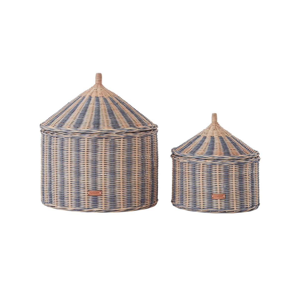 Circus Basket - Set/2 blauw