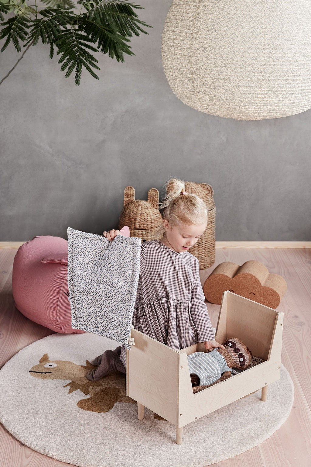 OYOY Mini Sirola Poppenbeddengoed met Matras
