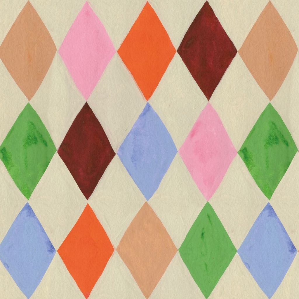 Kinderbehang Meet me at the Wall - Harlequin multicolor - Aniek Bartels