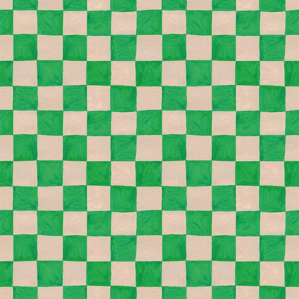 Kinderbehang Meet me at the Wall - Square blocks green - Aniek Bartels