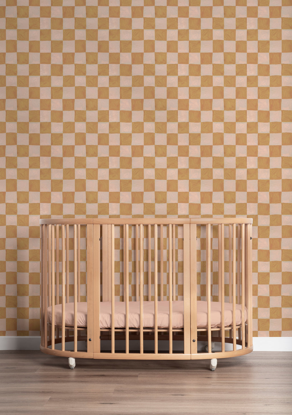 Kinderbehang Meet me at the Wall - Square blocks sand - Aniek Bartels