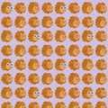 Kinderbehang Meet me at the Wall - Lion head - Lilac - Aniek Bartels