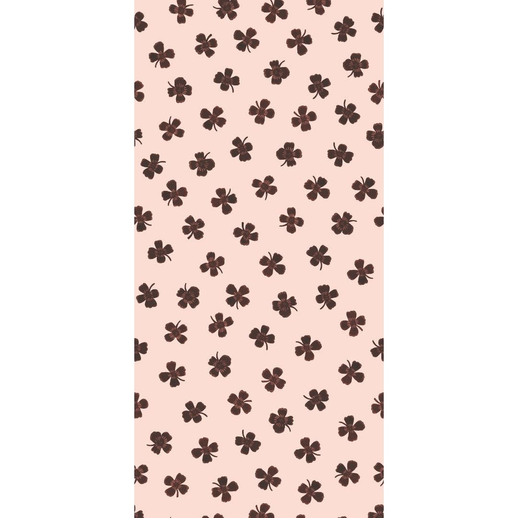 Behang Meet me at the Wall - Lucky Clover - Brown - Joëlle Wehkamp