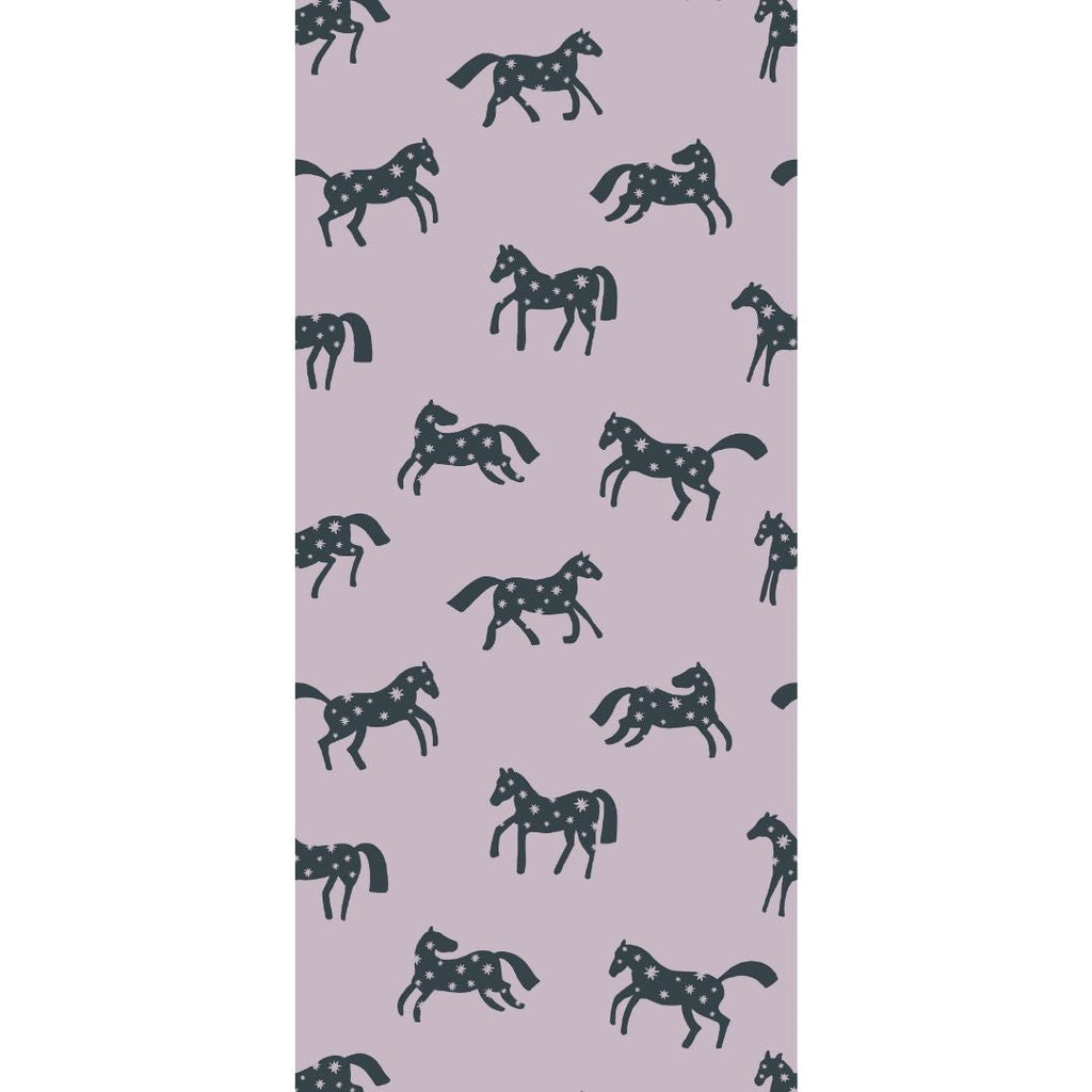 Behang Meet me at the Wall - Magic Horses - Lilac - Joëlle Wehkamp