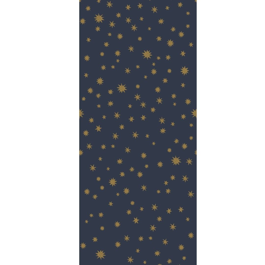 Behangstaal Meet me at the Wall - Starry Night - Blue - Joëlle Wehkamp