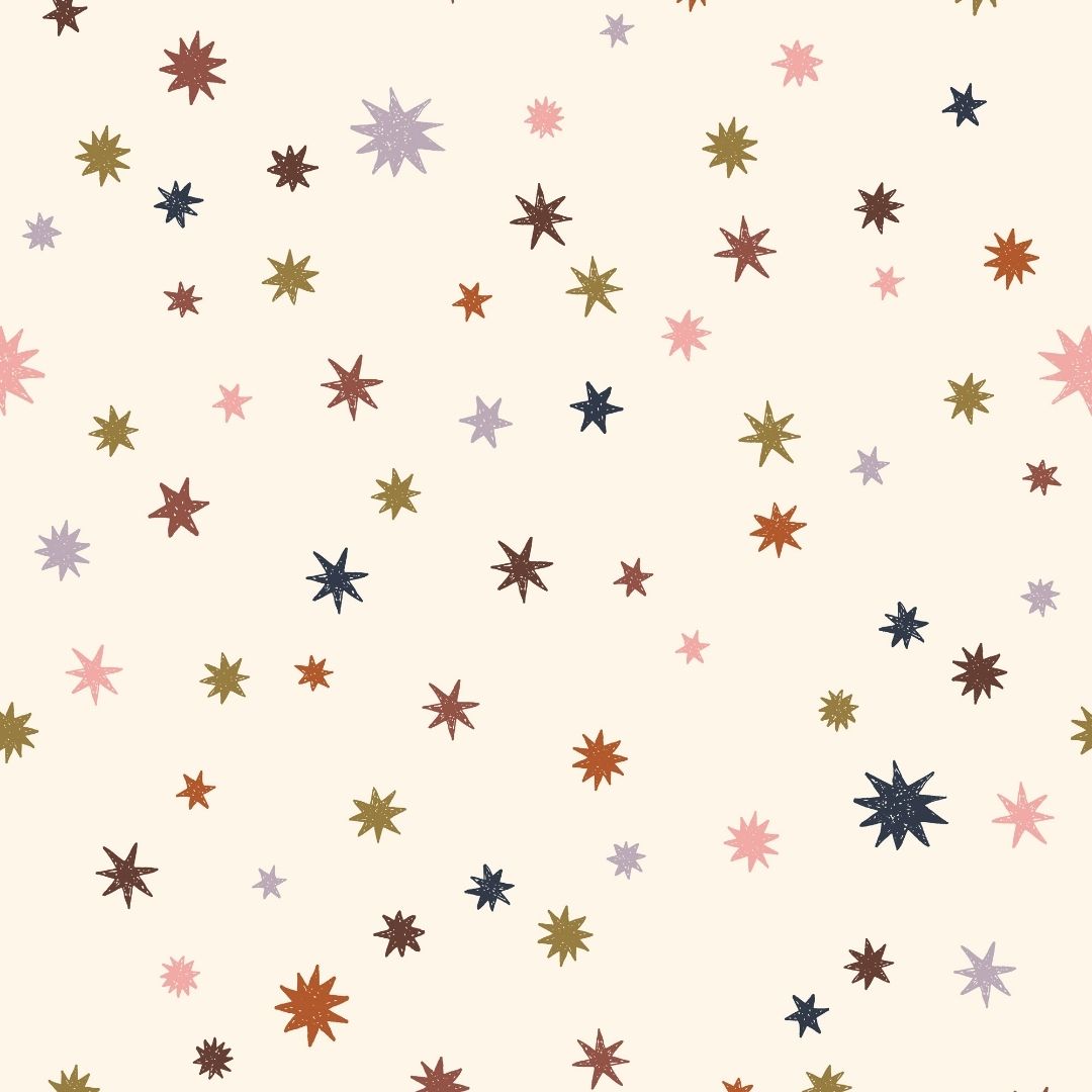 Behangstaal Meet me at the Wall - Starry Night - Multicolor - Joëlle Wehkamp